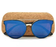 Okulary korekcyjne, oprawki, szkła - Okulary Damskie Polaryzacja Kocie Oczy Przeciwsłoneczne STD-55 - miniaturka - grafika 1