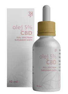 3H Olej CBD 5% Full Spectrum 10 ml - Przeziębienie i grypa - miniaturka - grafika 1