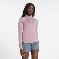 Bluzy damskie - Bluza damska New Balance WT43200IWH  różowa - miniaturka - grafika 1