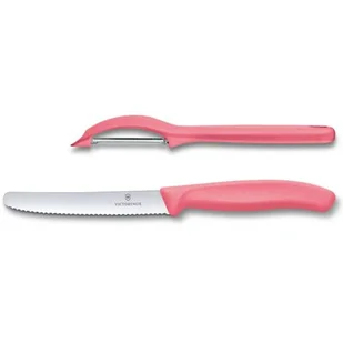 Victorinox Zestaw Victorinox - nóż ząbkowany, skrobaczka do warzyw - red (6.7116.21L12) 6.7116.21L12 - Kuchnia turystyczne i akcesoria - miniaturka - grafika 1