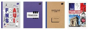 Inter-druk Brulion tematyczny A5 80 kratka twarda oprawa język francuski - Szkolne artykuły papiernicze - miniaturka - grafika 1