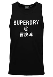 Superdry Code Core Sport Vest Sukienka męska, Czarny, L - Sukienki - miniaturka - grafika 1