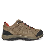 Buty trekkingowe męskie - Trekkingi Columbia Redmond III Waterproof BM0169 Brązowy - miniaturka - grafika 1