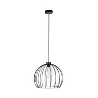 Lampy sufitowe - Britop Druciana LAMPA wisząca COOP 1881904 industrialna OPRAWA kopuła ZWIS metalowy czarny - miniaturka - grafika 1