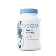Suplementy naturalne - OSAVI Potas 300mg (Wsparcie mięśni, prawidłowego ciśnienia krwi) 180 Kapsułek wegańskich - miniaturka - grafika 1