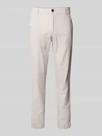Spodnie męskie - Chinosy o kroju tapered fit z wpuszczanymi kieszeniami model ‘STACE’ - miniaturka - grafika 1