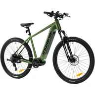 Rowery elektryczne - Rower elektryczny INDIANA E-MTB 4.0 U21 29 cali Zielono-czarny - miniaturka - grafika 1