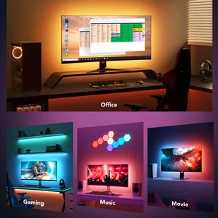 GOVEE H6609 GAMING LIGHT STRIP G1 FOR 27-34" MONITORS - Lampy pozostałe - miniaturka - grafika 6