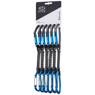 Zestaw ekspresów Climbing Technology Lime-M set 12 cm DY 6 ks Kolor: ciemnoniebieski - Sprzęt wspinaczkowy - miniaturka - grafika 1