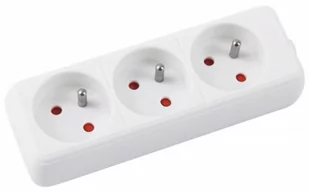 OFFICE PRODUCTS Przedłużacz OFFICE PRODUCT, 3 gniazda, 3m, z uziemieniem, biały 13113321-14 - Listwy zasilające - miniaturka - grafika 1