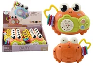 Gryzaki dla dzieci - Krab aparat grzechotka pomarańczowy - miniaturka - grafika 1