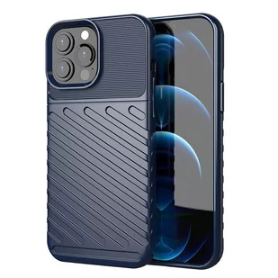 Braders Etui Thunder Case Elastyczne Pancerne do iPhone 13 Pro Max niebieski - Etui i futerały do telefonów - miniaturka - grafika 1