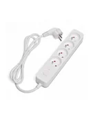 Listwy zasilające - savio Listwa zasilająca przeciwprzepięciowa 4 gniazda, 3m, LZ-08 - miniaturka - grafika 1