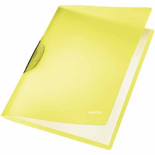Leitz Skoroszyt z klipsem Rainbow - żółty - Teczki i skoroszyty - miniaturka - grafika 1