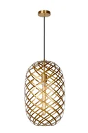 Lampy sufitowe - Lucide Wolfram 21417/32/02 lampa wisząca zwis 1x60W E27 złoty - miniaturka - grafika 1