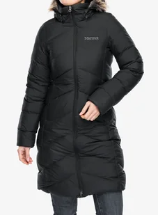 Płaszcz puchowy damski Marmot Montreaux Coat - black/black - Kurtki męskie - miniaturka - grafika 1