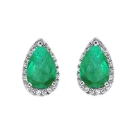 Kolczyki - Złote kolczyki KBD3840 - Diament - miniaturka - grafika 1