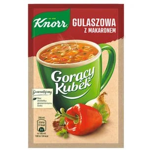 Knorr Gorący Kubek Gulaszowa z makaronem 16 g - Zupy w płynie - miniaturka - grafika 1