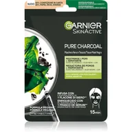 Pozostałe kosmetyki - Garnier GAR GSN Maska tkanina Black Algae 32g - miniaturka - grafika 1