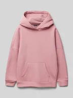 Bluzy dla dziewczynek - Bluza z kapturem i detalem z logo model ‘ORLA’ - miniaturka - grafika 1