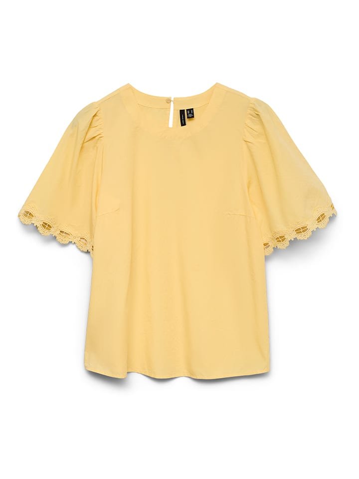 Vero Moda Bluzka w kolorze żółtym
