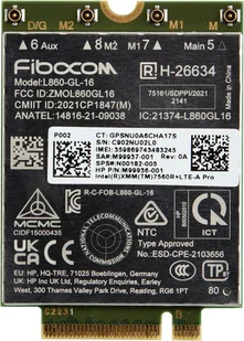HP XMM 7560 R+ LTE-Advanced Pro WWAN 7P993AA - Karty sieciowe - miniaturka - grafika 1