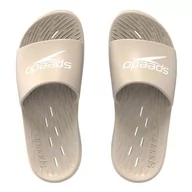 Klapki i japonki damskie - Speedo Klapki damskie | Suwaki basenowe | Obuwie plażowe, jasnobrązowe, 4 UK, Jasnobrązowy, 37 EU - miniaturka - grafika 1