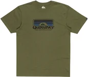 Koszulki męskie - t-shirt QUIKSILVER STEP INSIDE TEE Four Leaf Clover - GPH0 - miniaturka - grafika 1