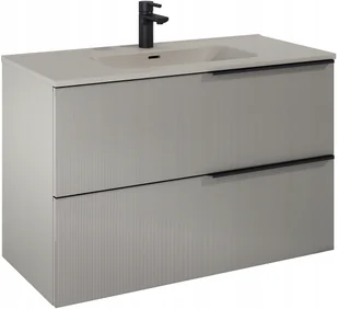 Szafka Pod Umywalke 100 CM Wisząca Fume Mat Elita - Szafki łazienkowe - miniaturka - grafika 1