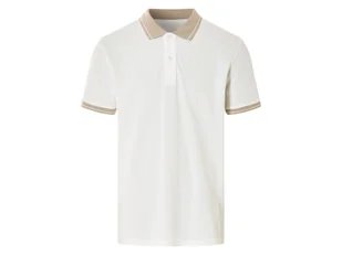 LIVERGY® Koszulka polo męska z bawełny (Biały, L (52/54)) - Koszulki męskie LIVERGY® Koszulka polo męska z bawełny (Biały, L (52/54)) - Koszulki męskie - miniaturka - grafika 1