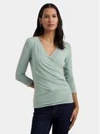 Bluzki damskie - Lauren Ralph Lauren Bluzka 200824366019 Zielony Slim Fit - miniaturka - grafika 1