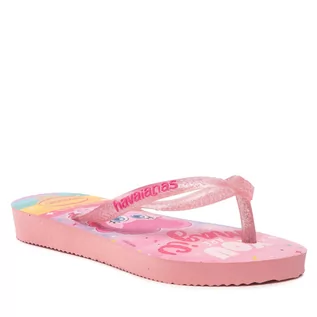 Buty dla dziewczynek - Japonki HAVAIANAS - Slim Mlp 41445145217 Macaron Pink - grafika 1