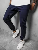 Spodnie męskie - SPODNIE MĘSKIE CHINO JOGGER MATERIAŁOWE GRANATOWE OZONEE DJ/5539 - Ozonee - miniaturka - grafika 1