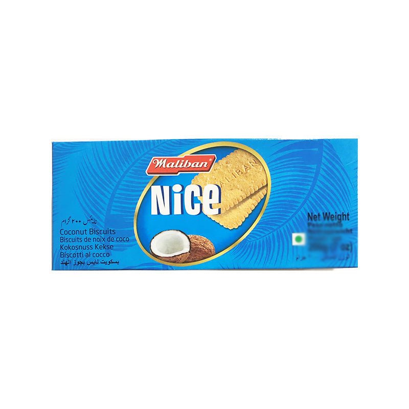 Ciasteczka kokosowe Maliban Nice 400 g – kruche herbatniki do kawy herbaty