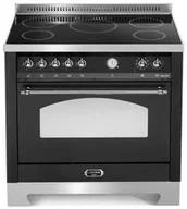 Kuchenki elektryczne - Kuchnia z płytą indukcyjną LOFRA DOLCEVITA 90 NERO MATT RNMG96MFT/5i/Chrome - miniaturka - grafika 1