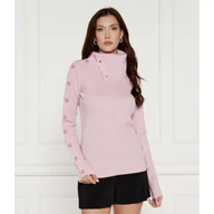 Swetry damskie - Patrizia Pepe Sweter Regular Fit z dodatkiem wełny - miniaturka - grafika 1