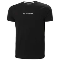 Koszulki męskie - Męska Koszulka z krótkim rękawem HELLY HANSEN CORE GRAPHIC T 53936_990 – Czarny - miniaturka - grafika 1