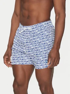 Emporio Armani Underwear Szorty kąpielowe EM000583 AF12343 FB164 Niebieski Regular Fit - Kąpielówki męskie - miniaturka - grafika 1