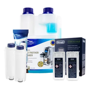 Zestaw Delonghi - AL-S002 2szt, Latteo 500ml, Delonghi EcoDecalk 5513296021 Odkamieniacz 2 x 100ml - Akcesoria i części do ekspresów do kawy - miniaturka - grafika 1