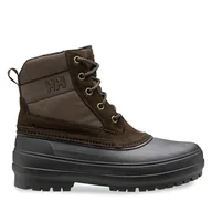 Buty zimowe męskie - Śniegowce Helly Hansen Fraser Mid Winter Boots 12042 Brązowy - miniaturka - grafika 1