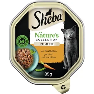 Sheba Nature ́s Collection 22 x 85 g w sosie Indyk i Turcja - Mokra karma dla kotów - miniaturka - grafika 1