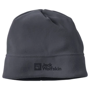 Czapka zimowa JACK WOLFSKIN REAL STUFF BEANIE 1909852-6230 – Szary - Czapki damskie - miniaturka - grafika 1