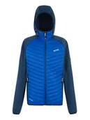 Kurtki i kamizelki sportowe męskie - Regatta Kurtka hybrydowa "Andreson" w kolorze niebieskim - miniaturka - grafika 1