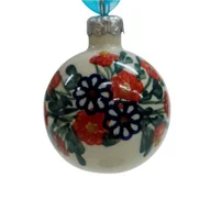 Bombki - Ceramiczna bombka mała Ceramika Bolesławiec - miniaturka - grafika 1