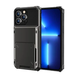 König Design Etui kompatybilne z Apple iPhone 14 Pro Plastikowe, miękkie etui na telefon komórkowy - Etui na telefon komórkowy czarne - Etui i futerały do telefonów - miniaturka - grafika 1