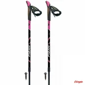 Kije trekkingowe - Kije Nordic Walking Fizan Speed pink 75-125cm - miniaturka - grafika 1