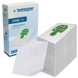 Zestaw Worki Do Odkurzacza Wessper Homeline Safbag Zelmer, 24 Szt. + Filtr, 6 Szt. - Worki do odkurzaczy - miniaturka - grafika 1