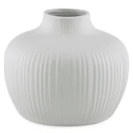 Wazony i flakony - Wazon BALI kolor szary styl boho do wewnątrz ameliahome - VASE/AH/BALI/GREY/15,5X12 - miniaturka - grafika 1
