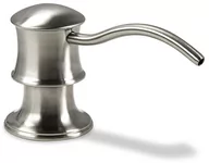 Stojaki i wieszaki na papier toaletowy - dozownik do płynu RETRO czarny z pojemnikiem - srebrny mat - miniaturka - grafika 1