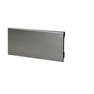 Listwa przypodłogowa pcv Verona KX05 Inox 80 mm Korner - Listwy przypodłogowe - miniaturka - grafika 1